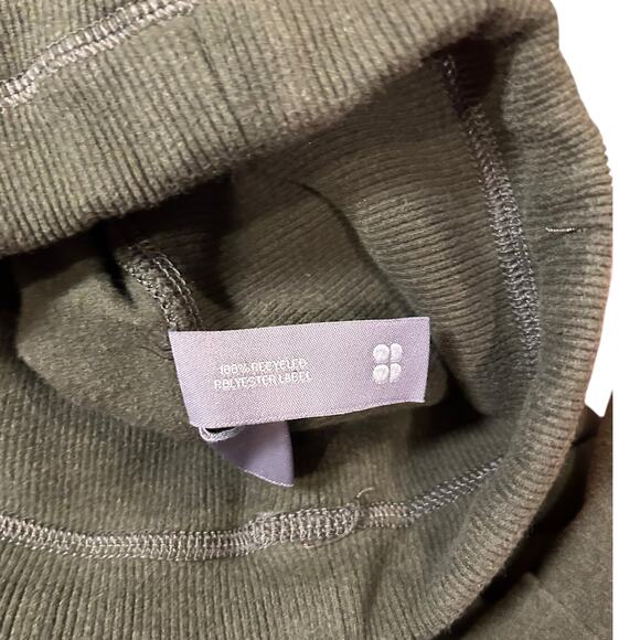 SWEATY BETTY Olive Green Harmonise Long Sleeve Luxe Sweatshirt Women's Size XL - Picture 4 of 11